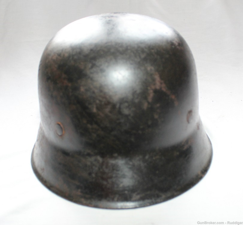Original WW2 German Police Fire Civil M34 Gladiator Helmet +liner/chinstrap-img-5