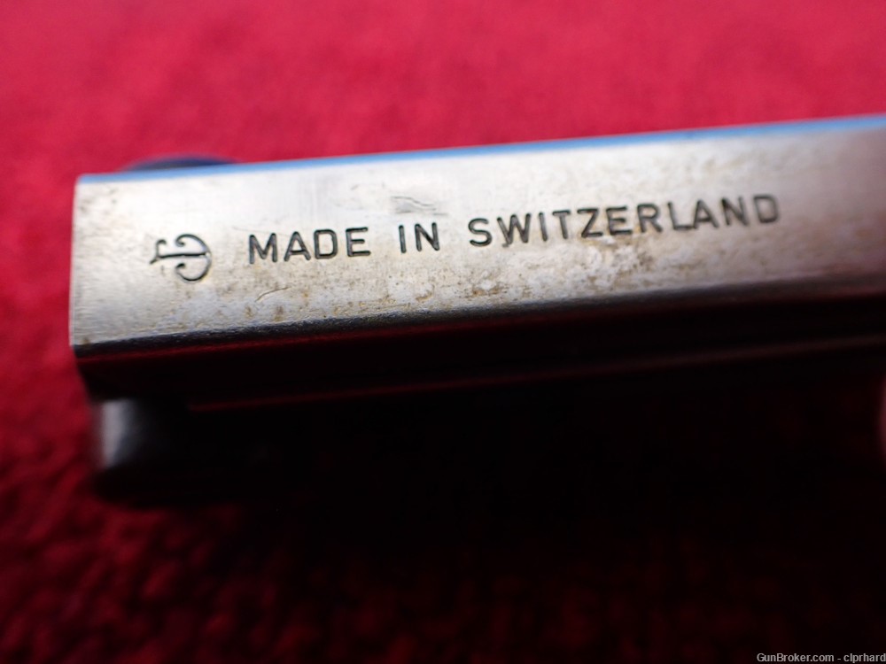  Original Swiss Military Luger P08 7.65mm 9mm Mag Bakelite Floorplate-img-2