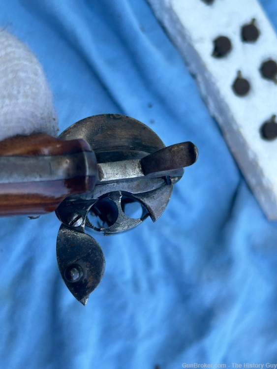9mm Pinfire Lefaucheux Revolver Civil War era? 1860? French English Belgian-img-7