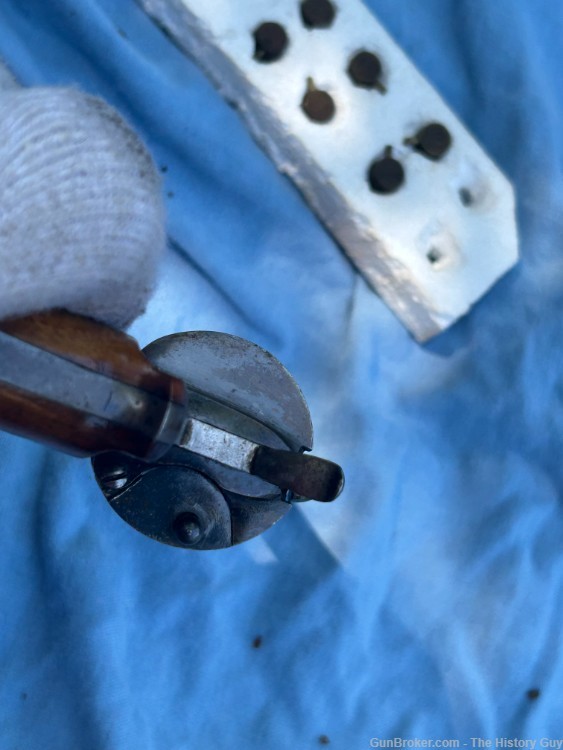 9mm Pinfire Lefaucheux Revolver Civil War era? 1860? French English Belgian-img-6