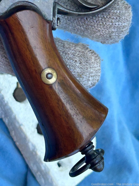 9mm Pinfire Lefaucheux Revolver Civil War era? 1860? French English Belgian-img-14