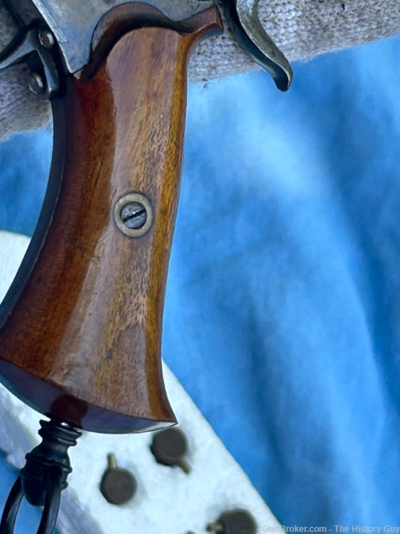 9mm Pinfire Lefaucheux Revolver Civil War era? 1860? French English Belgian-img-13