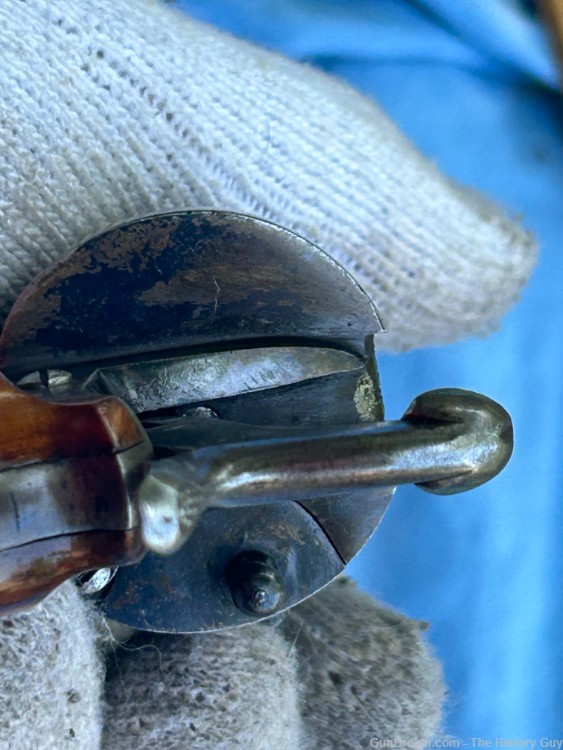 9mm Pinfire Lefaucheux Revolver Civil War era? 1860? French English Belgian-img-11