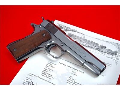 Ultra Rare Pre-War 1931 Colt Super 38 w/ Archive Letter 98% Chicago Shipped