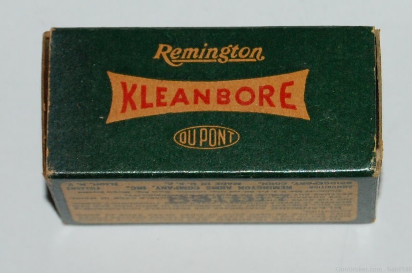 Vintage Full Box Remington Kleanbore in 22 Winchester Rem Special 1890 HP-img-2