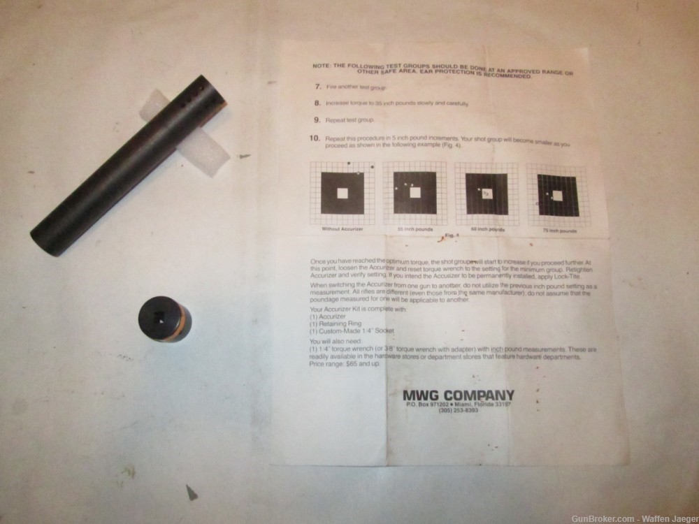 HK MWG HK91 G3 Accurizer Muzzle Stabilizer & Install Tool H&K Heckler-img-1