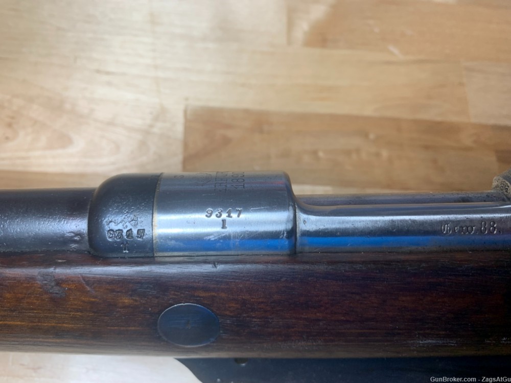 Mauser - 1888 Erfurt - GEW 88 - Mfg. 1890 - Commision Rifle - 8mm -Antique -img-49
