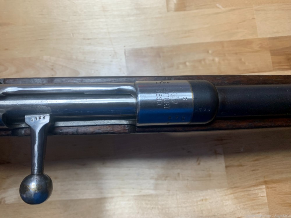 Mauser - 1888 Erfurt - GEW 88 - Mfg. 1890 - Commision Rifle - 8mm -Antique -img-36
