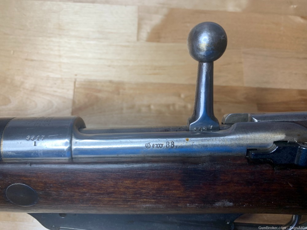 Mauser - 1888 Erfurt - GEW 88 - Mfg. 1890 - Commision Rifle - 8mm -Antique -img-48