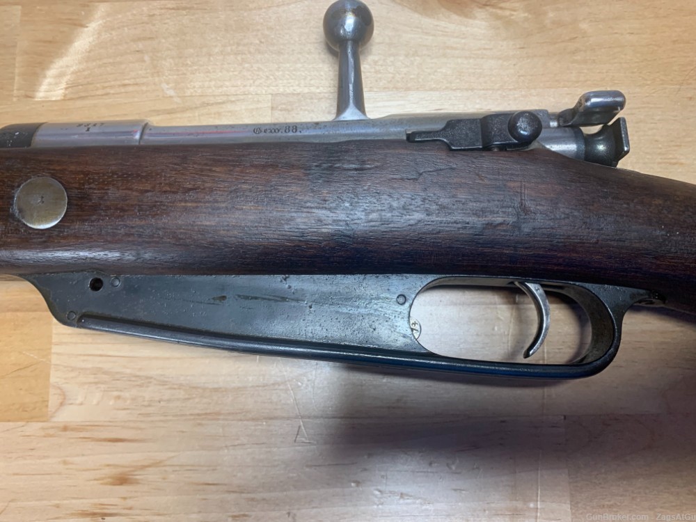 Mauser - 1888 Erfurt - GEW 88 - Mfg. 1890 - Commision Rifle - 8mm -Antique -img-20