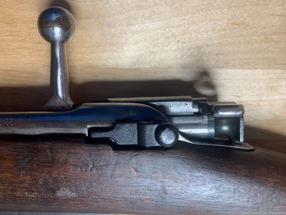 Mauser - 1888 Erfurt - GEW 88 - Mfg. 1890 - Commision Rifle - 8mm -Antique -img-46