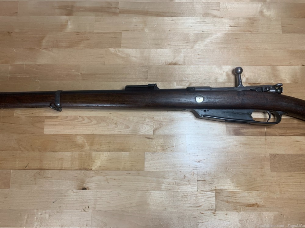 Mauser - 1888 Erfurt - GEW 88 - Mfg. 1890 - Commision Rifle - 8mm -Antique -img-6