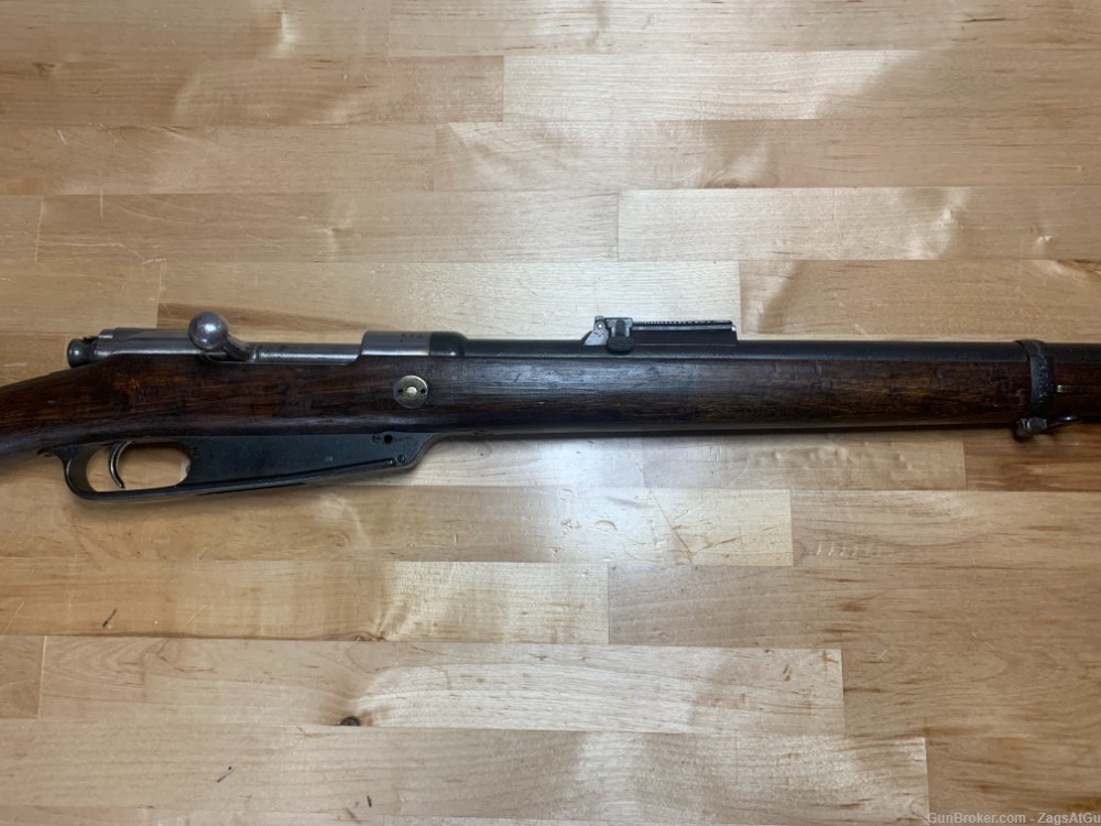 Mauser - 1888 Erfurt - GEW 88 - Mfg. 1890 - Commision Rifle - 8mm -Antique -img-3