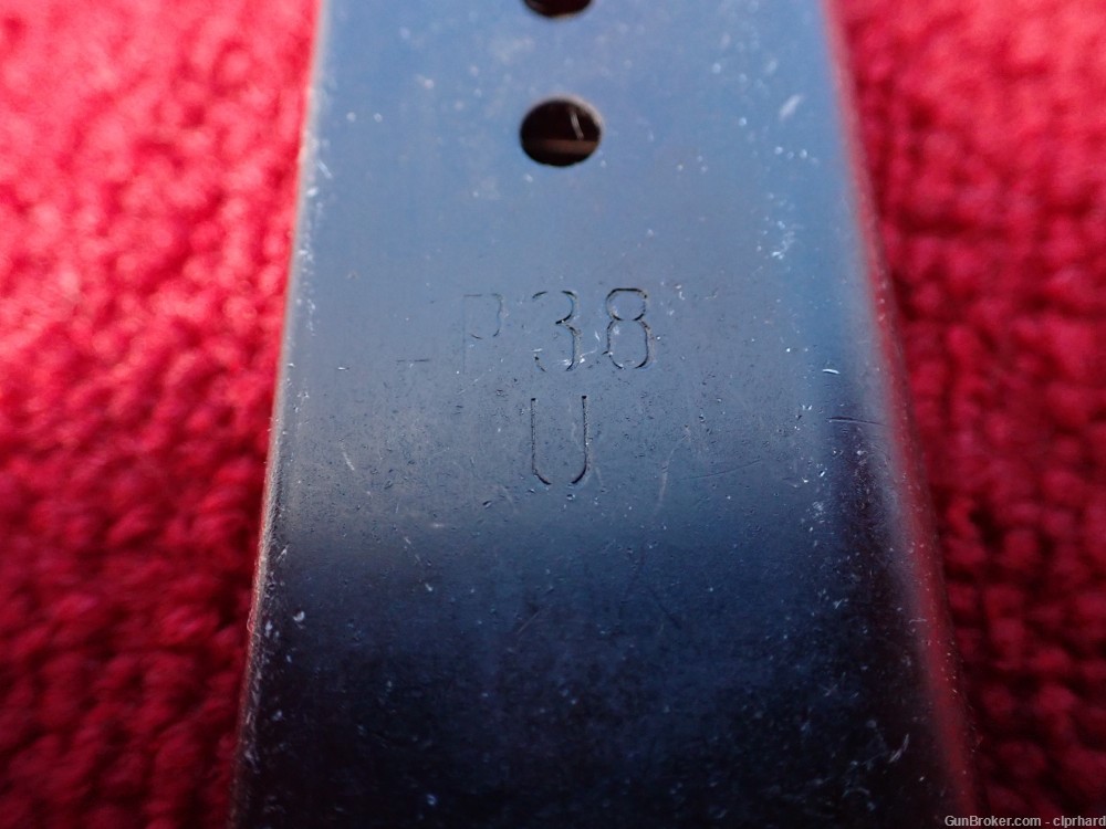 Rare WWII German P38 9mm Magazine "jvd & P38/U" -img-2