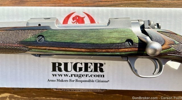 Ruger Hawkeye Guide Gun .375 Ruger (LEFT HAND) SS 20" NIB Model 47124-img-0