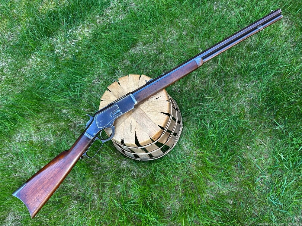 ANTIQUE WINCHESTER MODEL 1873 44 CAL-img-17