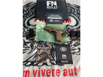 FN AMERICA REFLEX 9MM 3.3'' 11-RD/15-RD SEMI-AUTO PISTOL DLX  *NEW*