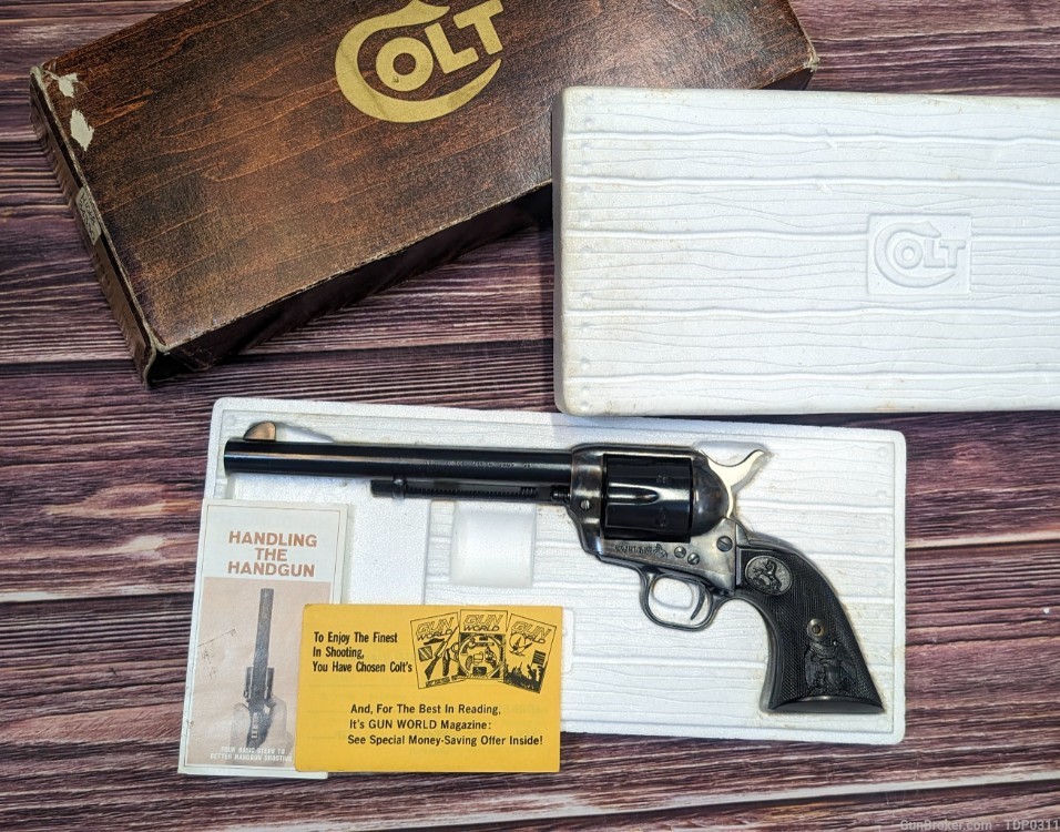 NEW IN BOX Colt SAA Third Generation .45 Colt Revolver UNFIRED PENNY START-img-0