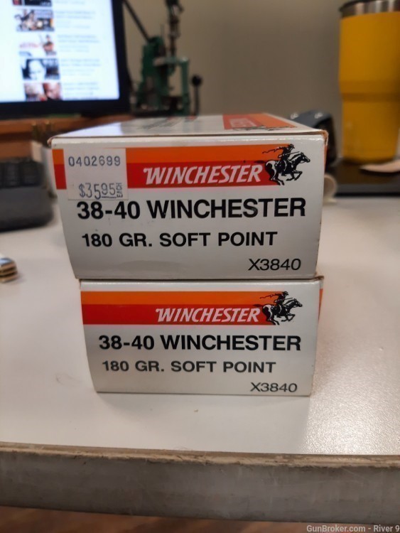 38-40  winchester 180 grain soft point 100 rounds-img-0