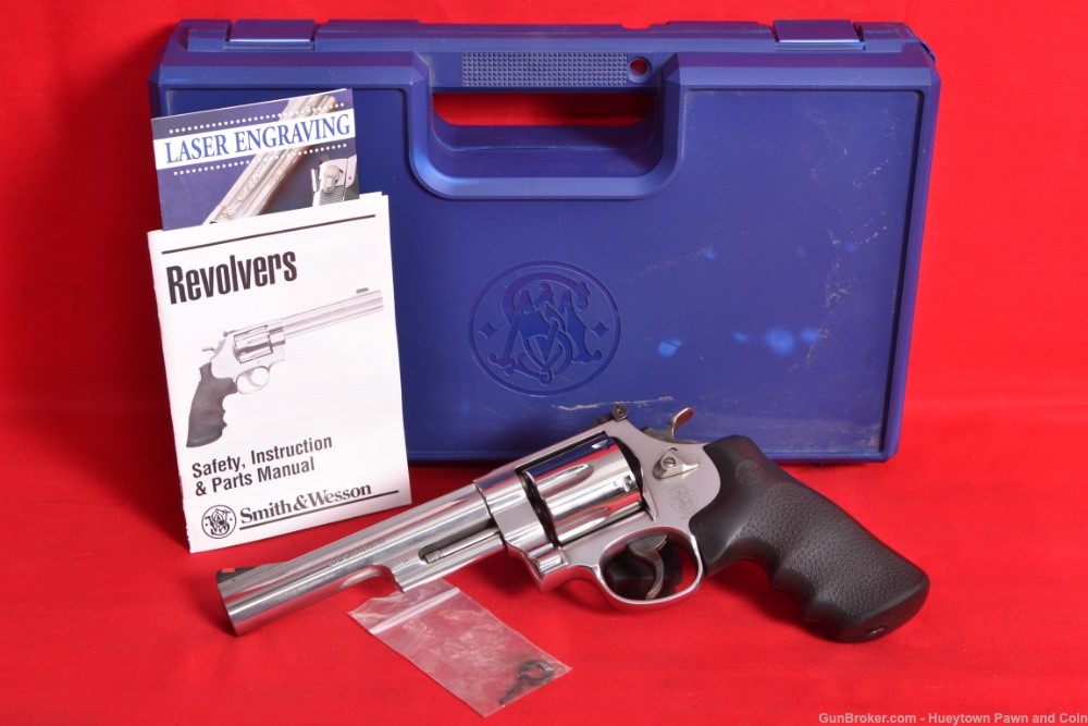 S&W Smith Wesson Model 629-6 Stainless .44 Magnum Revolver PENNY NO RESERVE-img-1