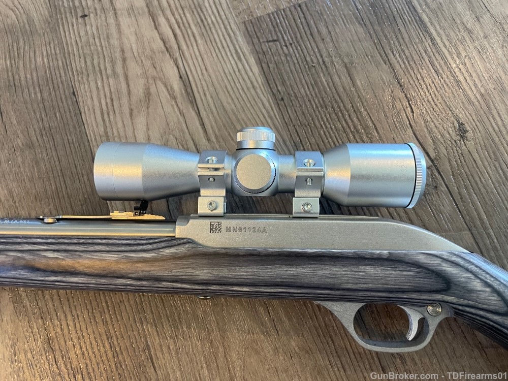 Marlin 60 60ss .22lr stainless steel laminate ducks unlimited w/ optic-img-8