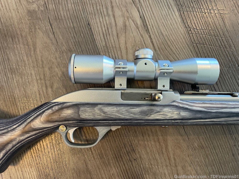 Marlin 60 60ss .22lr stainless steel laminate ducks unlimited w/ optic-img-3