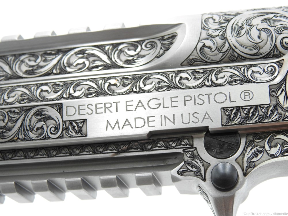 Rare Incredible Custom Engraved Desert Eagle DE50SRMB Mark XIX .50 AE  -img-29