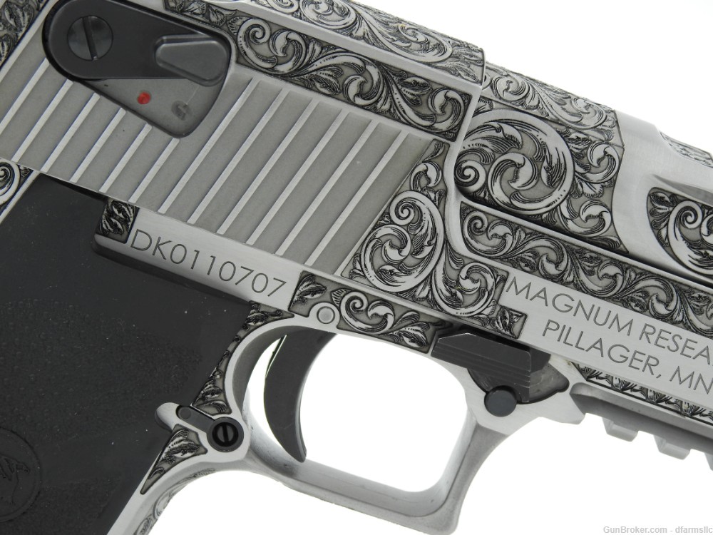 Rare Incredible Custom Engraved Desert Eagle DE50SRMB Mark XIX .50 AE  -img-14