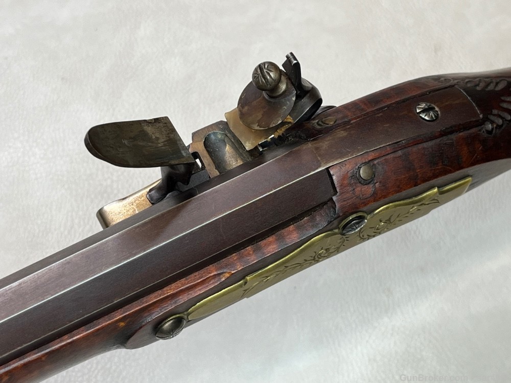 Flintlock Rifle Highly Ornate Custom .50 Caliber Swamped Pennsylvania Style-img-24