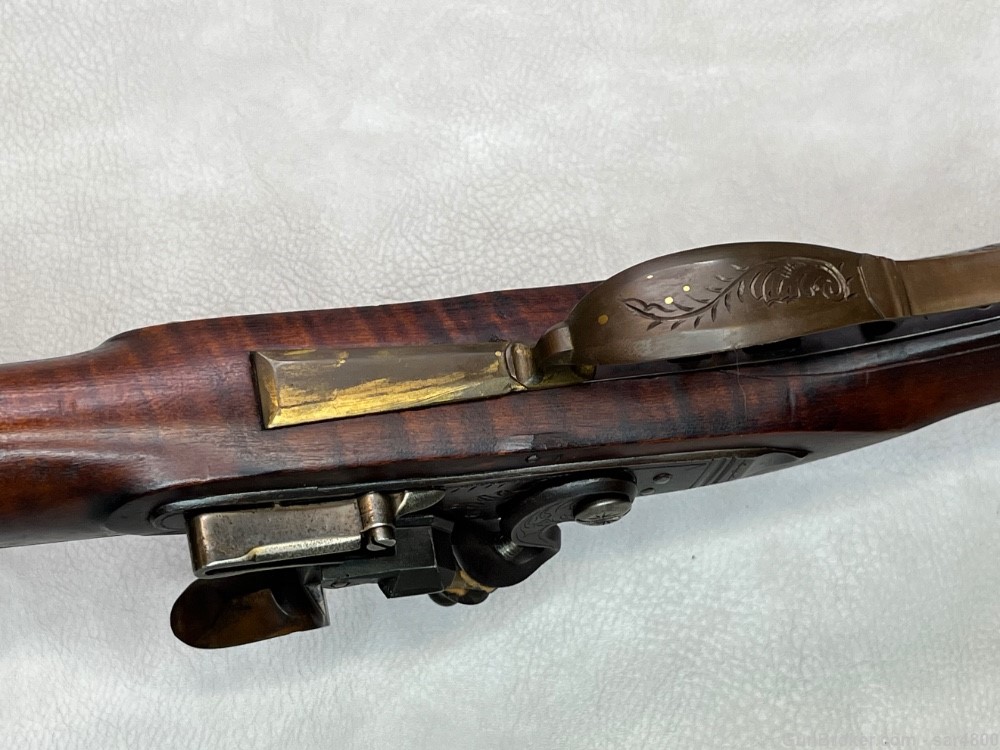 Flintlock Rifle Highly Ornate Custom .50 Caliber Swamped Pennsylvania Style-img-33