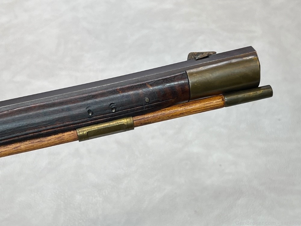 Flintlock Rifle Highly Ornate Custom .50 Caliber Swamped Pennsylvania Style-img-11
