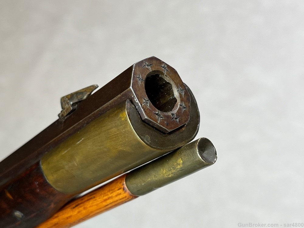 Flintlock Rifle Highly Ornate Custom .50 Caliber Swamped Pennsylvania Style-img-39