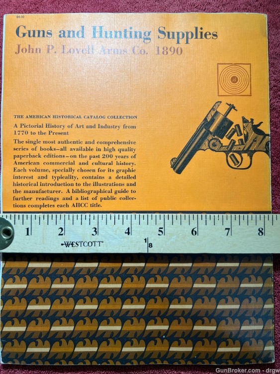JOHN P. LOVELL ARMS CO.,CATALOGUE No. 42. 1890 (Reprint 1971) Guns Rifles-img-1