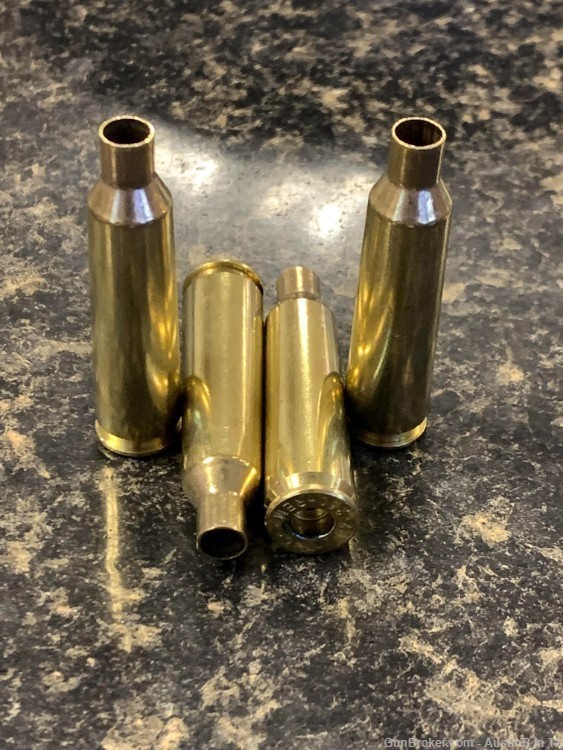 Federal 22-250 Remington Unfired Brass. 50ct from Factory Pull Downs.-img-1