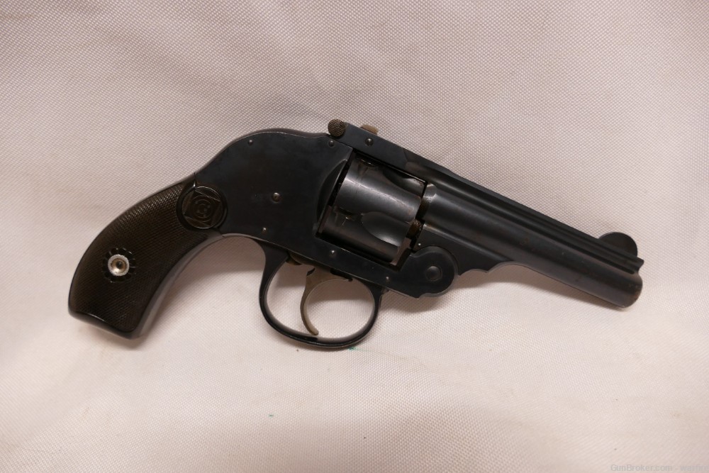 Antique H&R Premier Small Frame Top Break Revolver cal .32 S&W-img-1