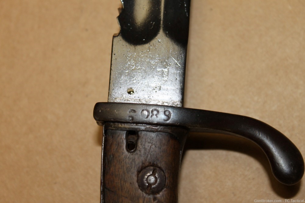 German WWI Waffenfabrik Mauser Saw Tooth Bayonet 9.75" Blade-img-4