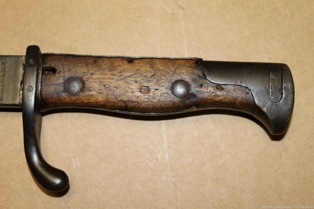 German WWI Waffenfabrik Mauser Saw Tooth Bayonet 9.75" Blade-img-5
