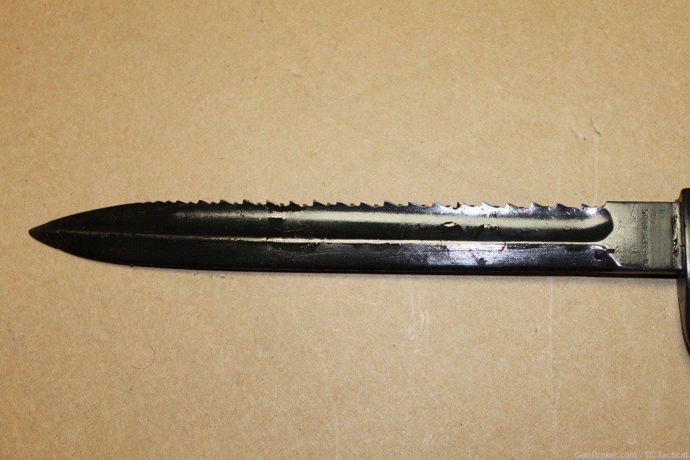 German WWI Waffenfabrik Mauser Saw Tooth Bayonet 9.75" Blade-img-9