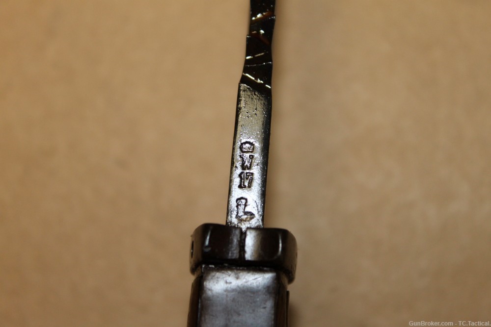 German WWI Waffenfabrik Mauser Saw Tooth Bayonet 9.75" Blade-img-3