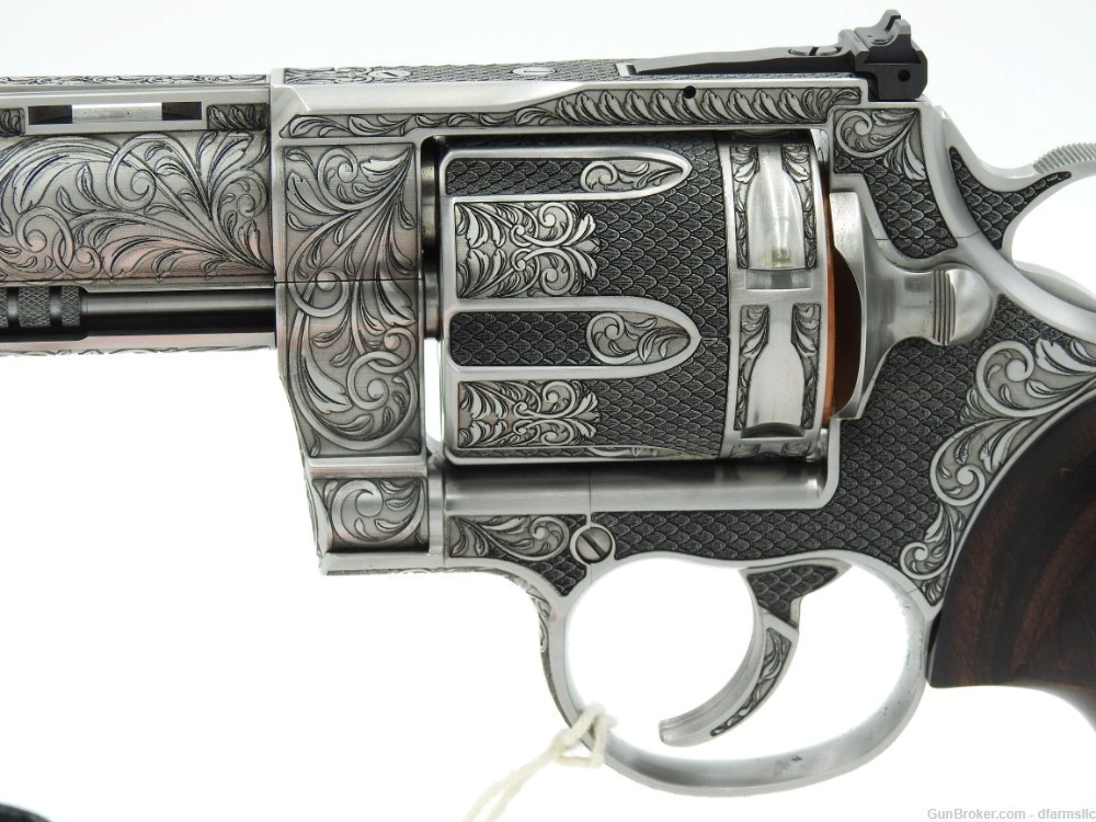 Extremely Rare Collectible Stunning Custom Engraved Colt Anaconda 8" 44 MAG-img-6