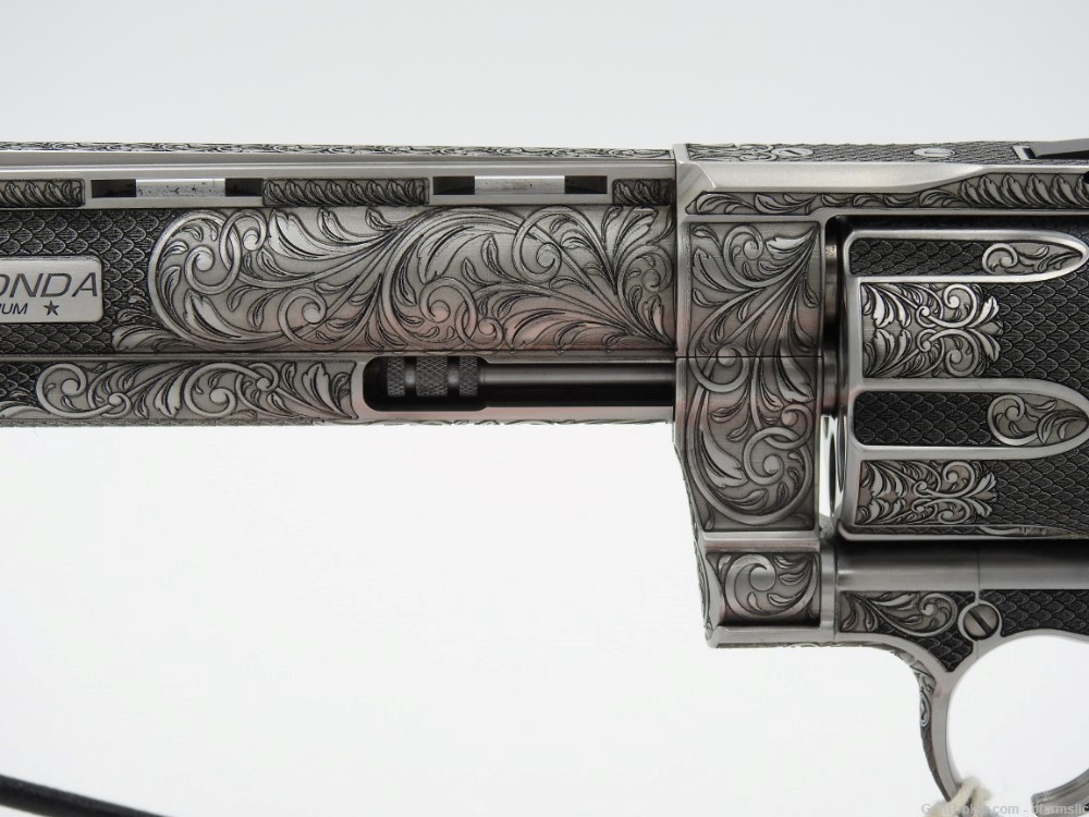 Extremely Rare Collectible Stunning Custom Engraved Colt Anaconda 8" 44 MAG-img-5