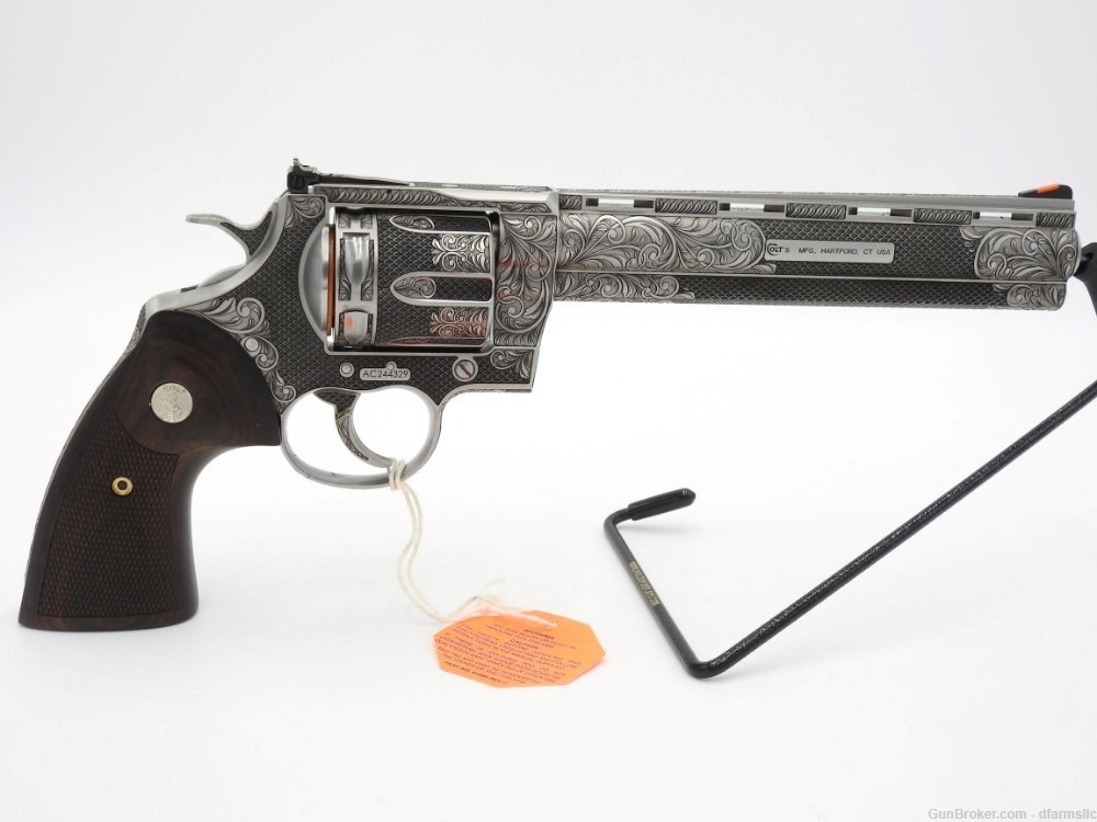 Extremely Rare Collectible Stunning Custom Engraved Colt Anaconda 8" 44 MAG-img-16