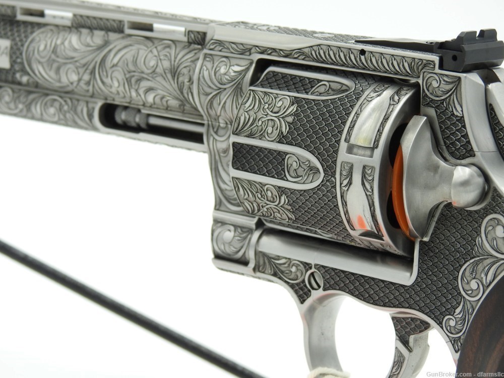 Extremely Rare Collectible Stunning Custom Engraved Colt Anaconda 8" 44 MAG-img-10