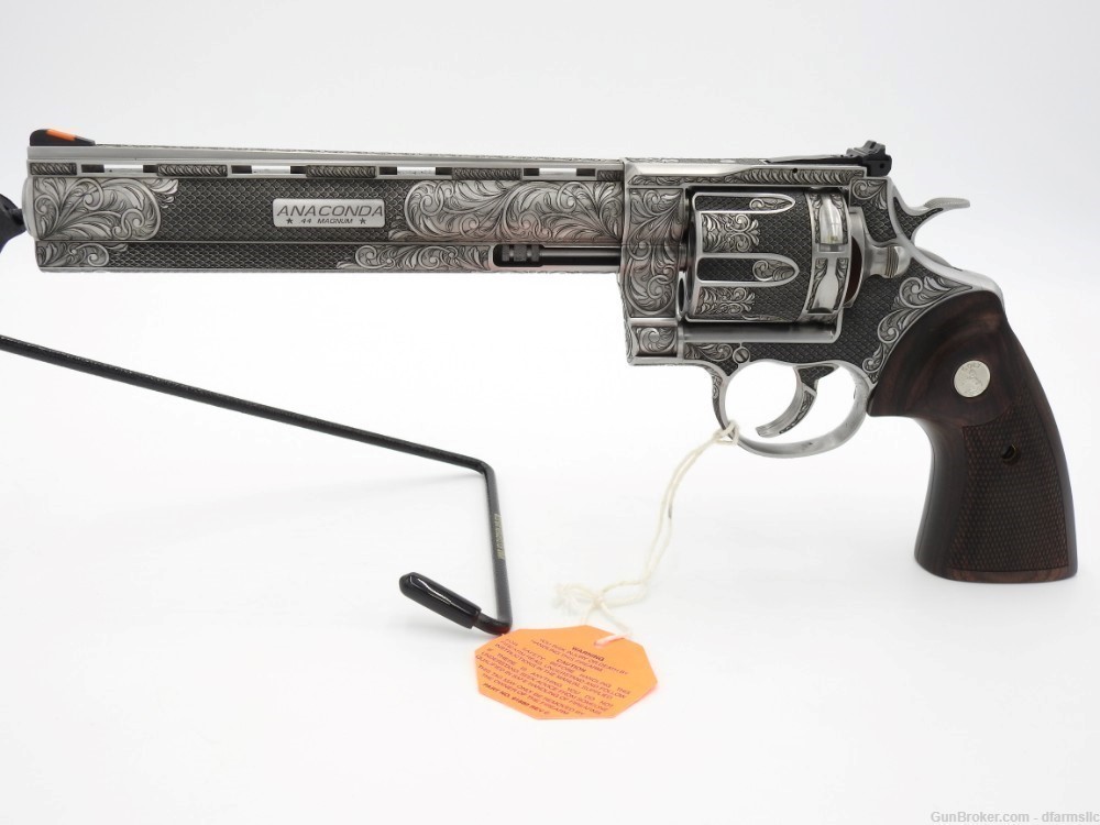 Extremely Rare Collectible Stunning Custom Engraved Colt Anaconda 8" 44 MAG-img-2