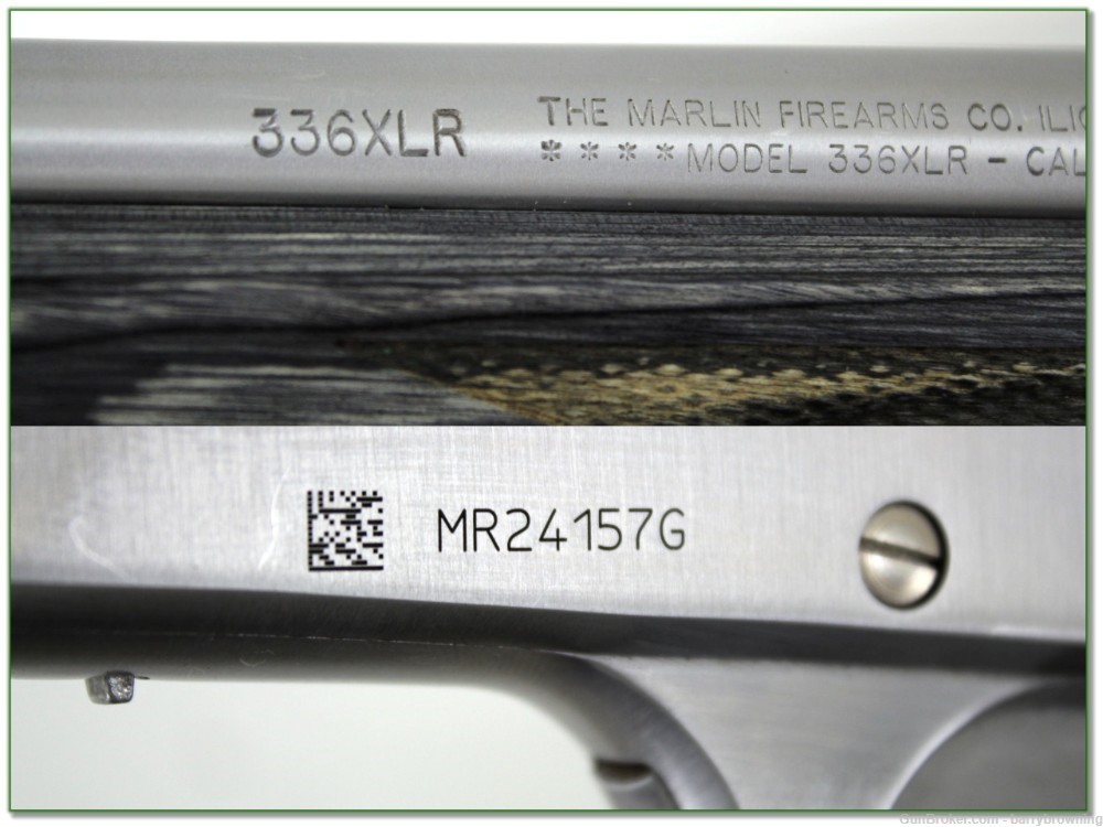 Marlin 336 XLR Stainless Laminated 30-30 Exc Cond-img-3