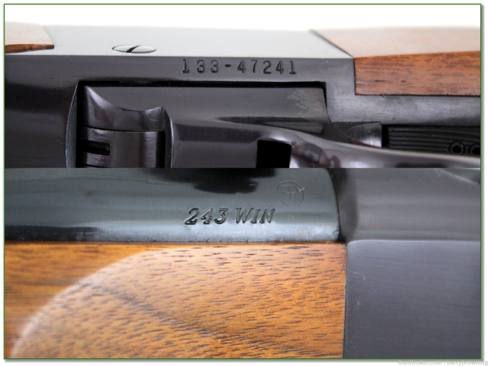 Ruger No.1 B in 243 Winchester looks new!-img-3