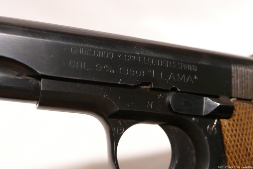 Rare WWII German Import Geco Marked Llama Model II Pistol cal. 380-img-2