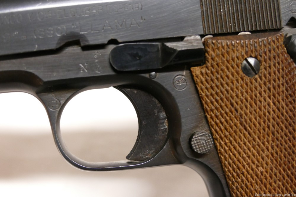 Rare WWII German Import Geco Marked Llama Model II Pistol cal. 380-img-3