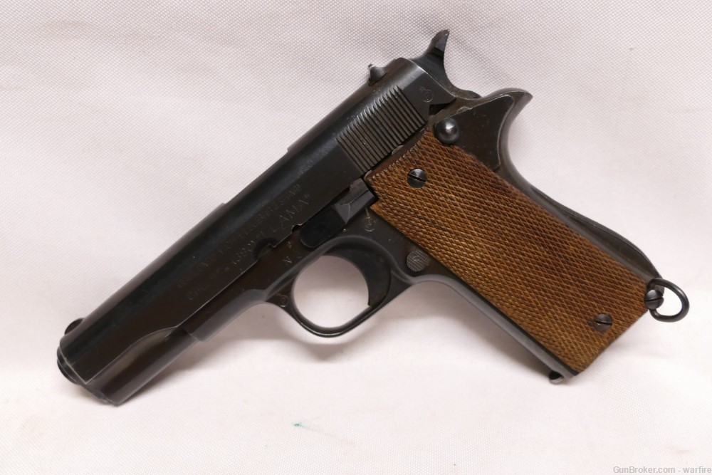 Rare WWII German Import Geco Marked Llama Model II Pistol cal. 380-img-0