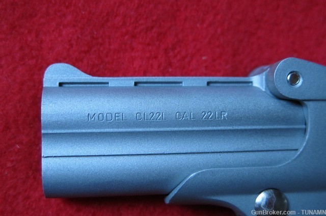 Bearmman  Cobra - Classic Derringer 22 LR 2.4" Barrel, Satin, Pearl Grips -img-3